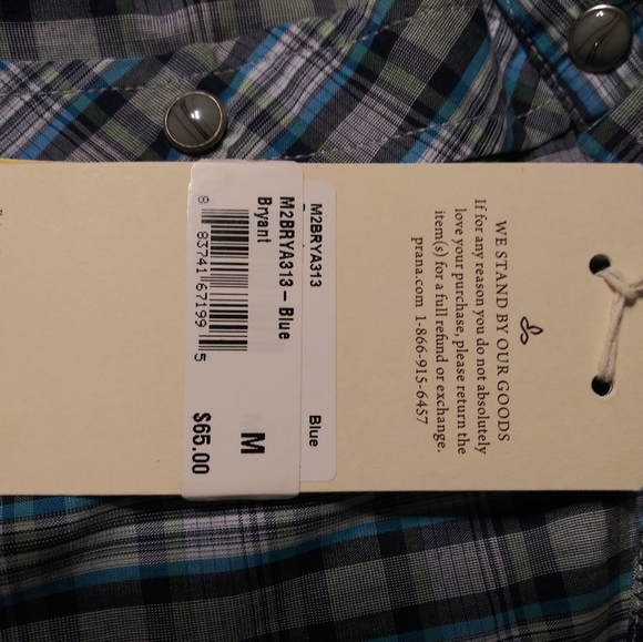 Prana Men's Button Up Long Sleeve Shirt - Picture 4 of 6